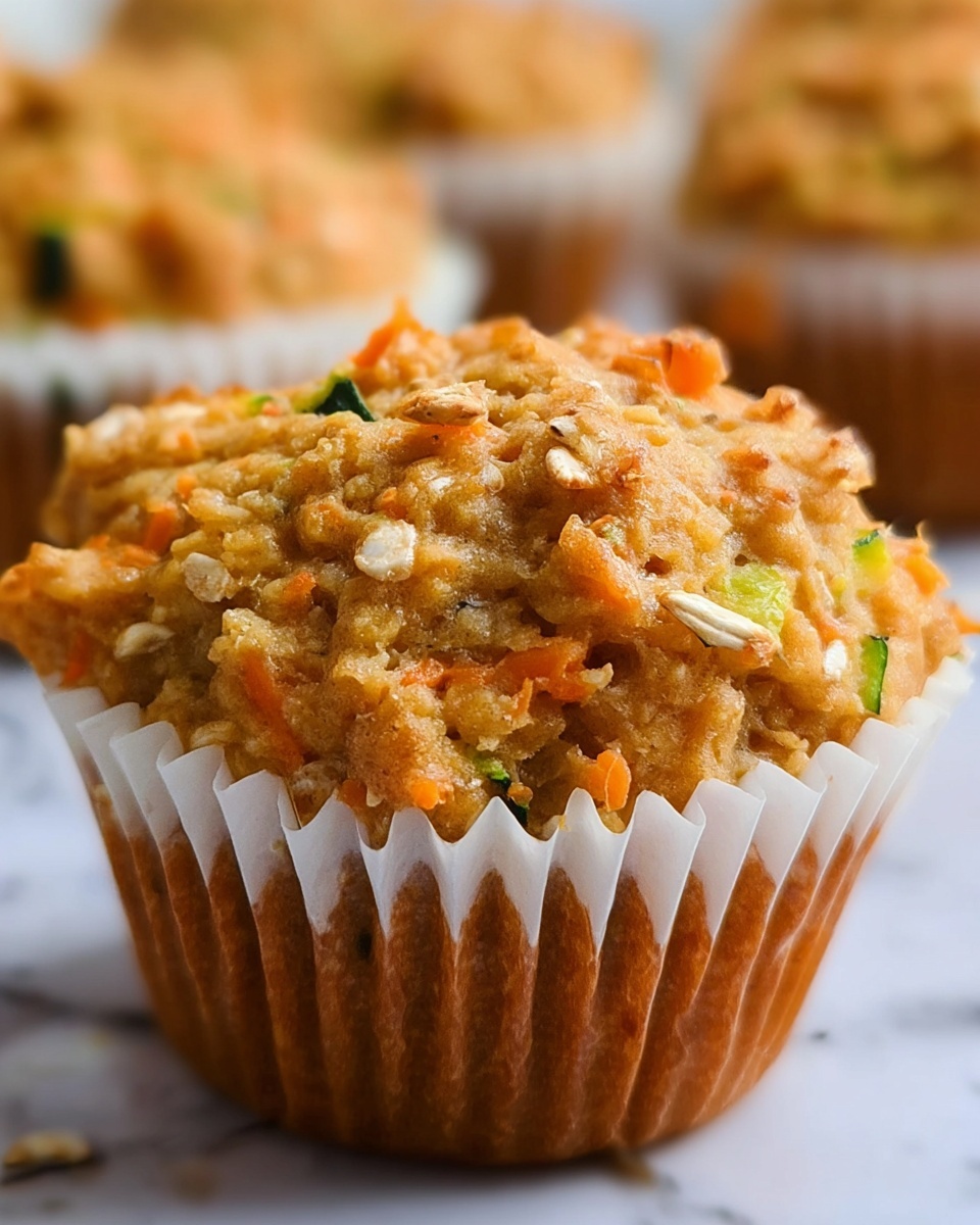 Zucchini Carrot Oatmeal Muffins Recipe - Recipe Image
