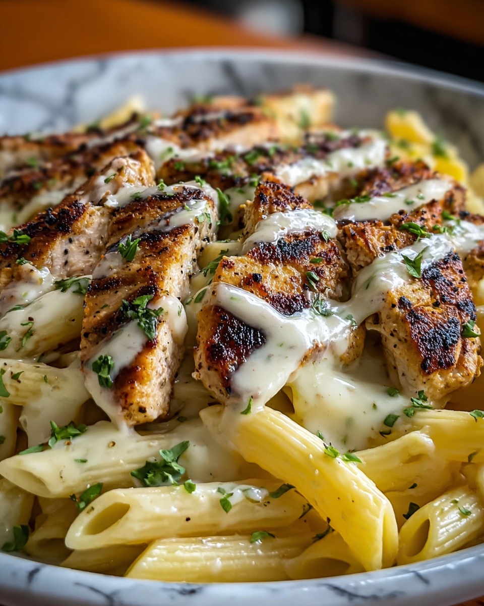 Crispy Chicken Alfredo Bliss Recipe - Recipe Image