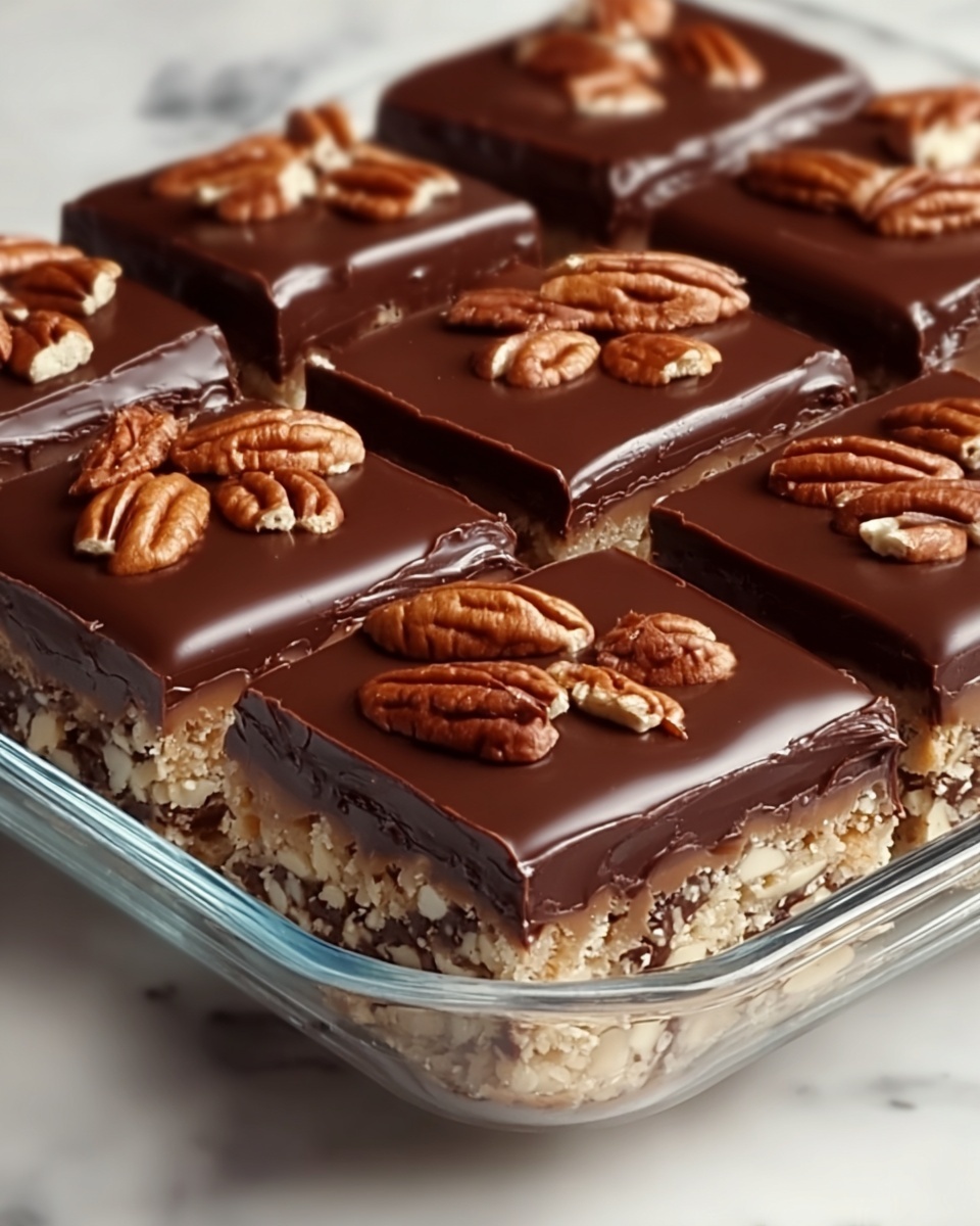 Chocolate Pecan Turtle Clusters Recipe - Recipe Image