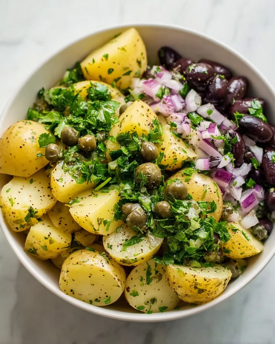 Roasted Potato Salad with Pistachios and Fresh Herbs Recipe - Recipe Image