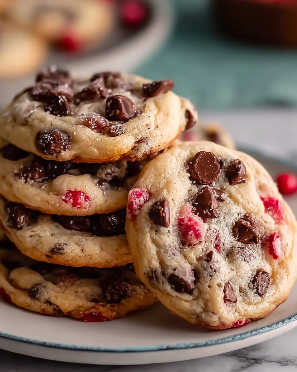 Cherry Almond Chocolate Chip Cookies Recipe - Recipe Image