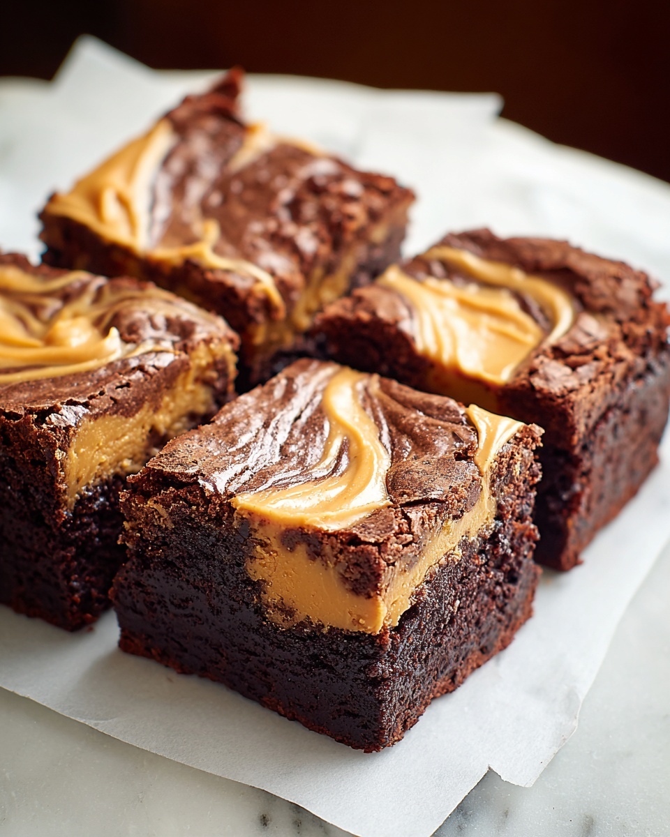Peanut Butter Brownies Recipe - Recipe Image