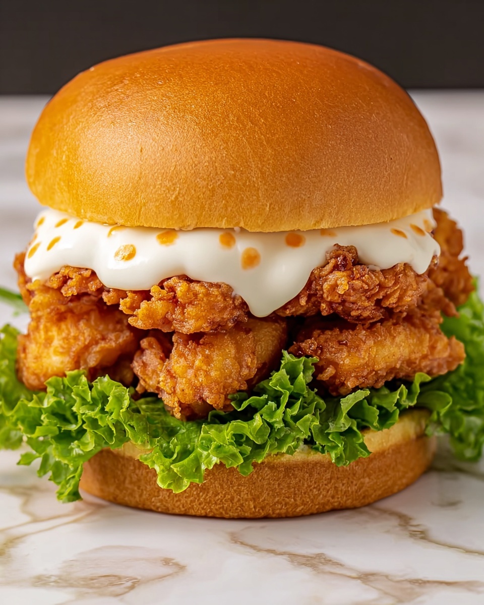 Spicy Crispy Chicken Burger: A Flavorful Twist on a Classic Recipe - Recipe Image