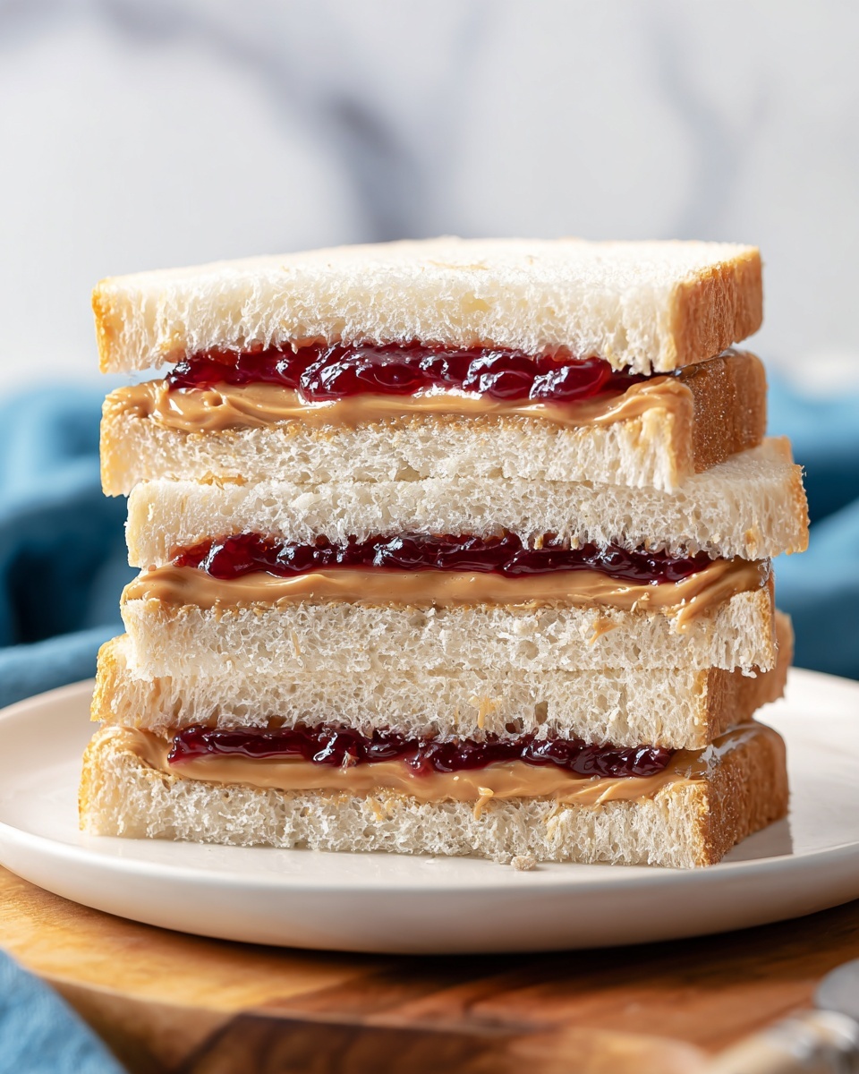 Classic Peanut Butter and Jelly Sandwich Recipe - Recipe Image