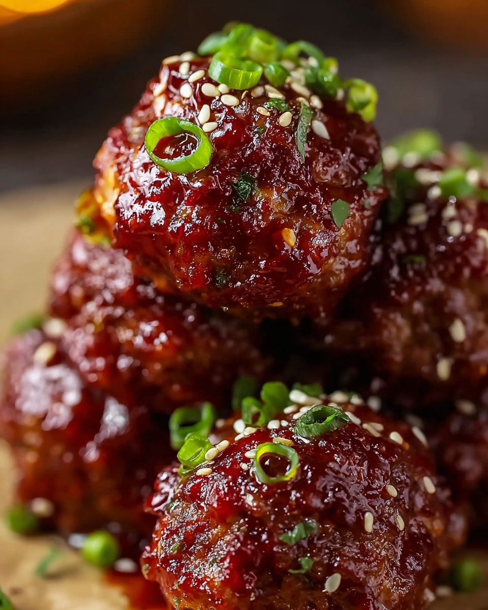 Korean BBQ Meatballs Recipe - Recipe Image