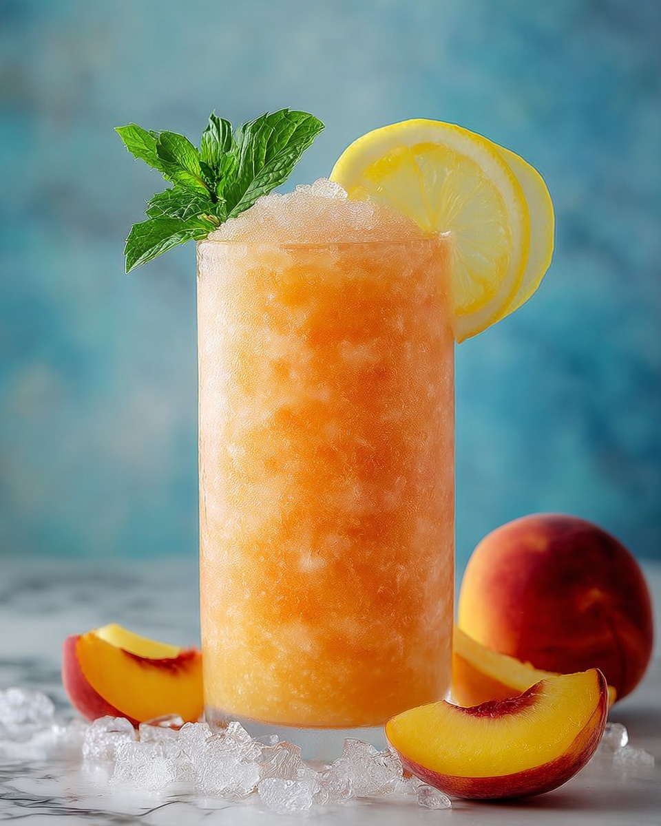 Frozen Peach Lemonade: The Ultimate Summer Cooler Recipe - Recipe Image