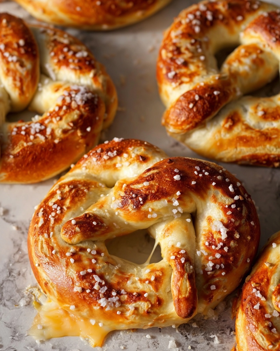 Cheese-Stuffed Pretzels Recipe - Recipe Image