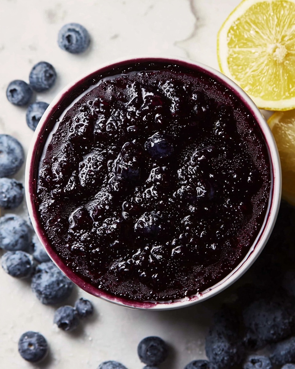 Blueberry Compote for Breakfast and Dessert Recipe - Recipe Image