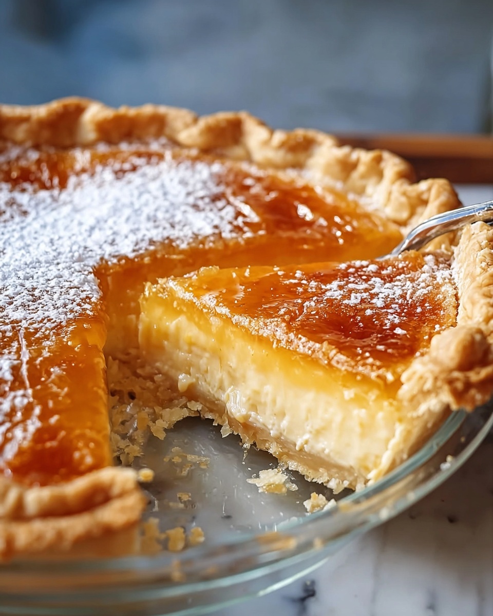 Golden Greek Honey Pie (Melopita) Recipe - Recipe Image