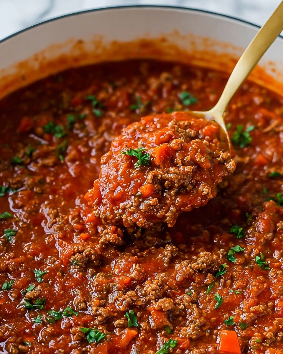 The Best Meat Sauce Recipe - Recipe Image