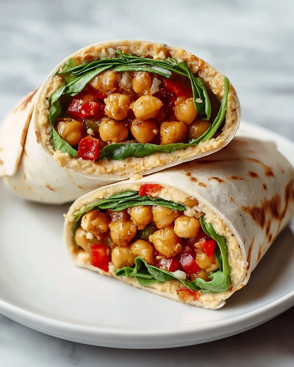 BBQ Chickpea Wraps with Ranch Dressing Recipe - Recipe Image