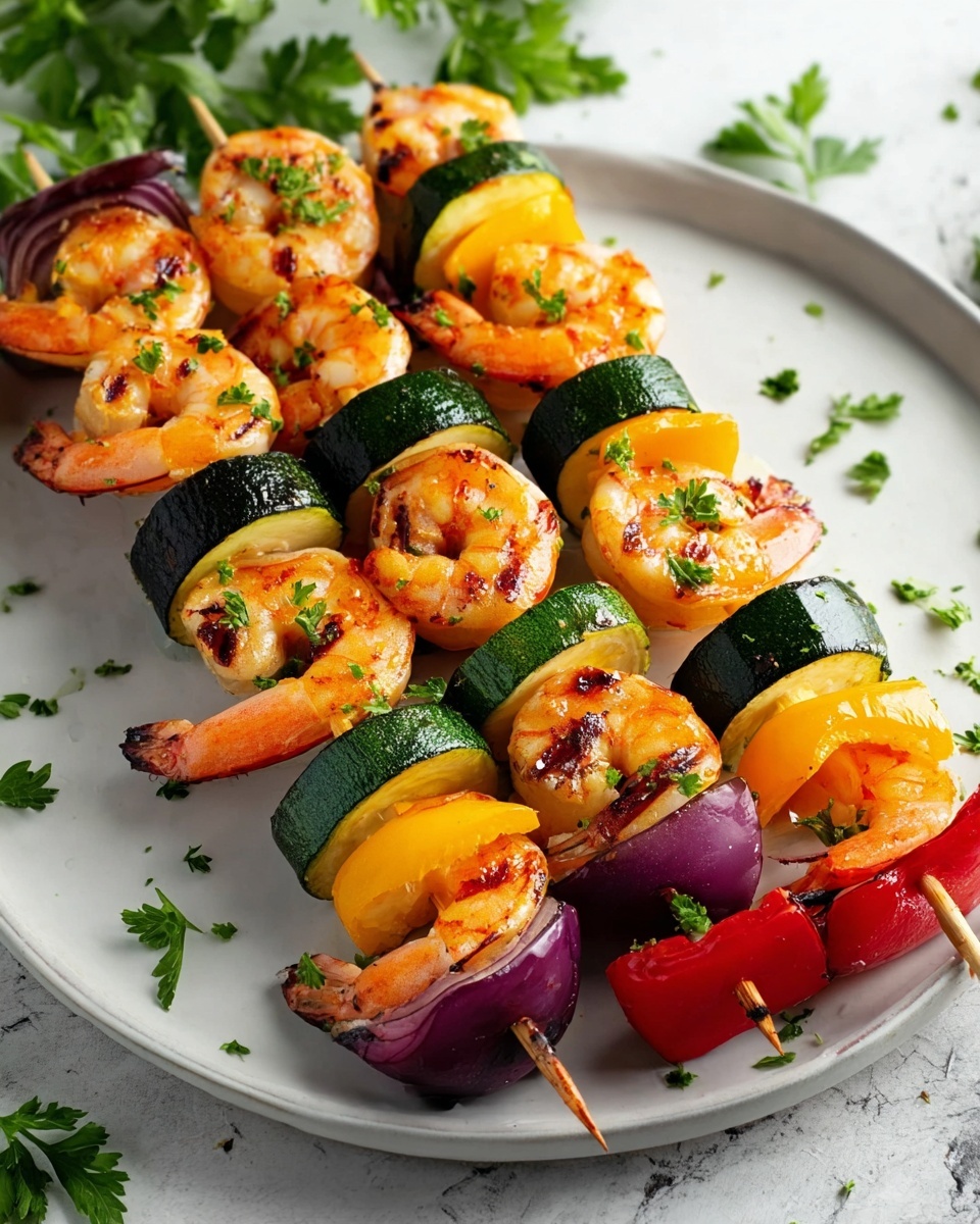 Spicy Shrimp and Veggie Skewers Recipe - Recipe Image
