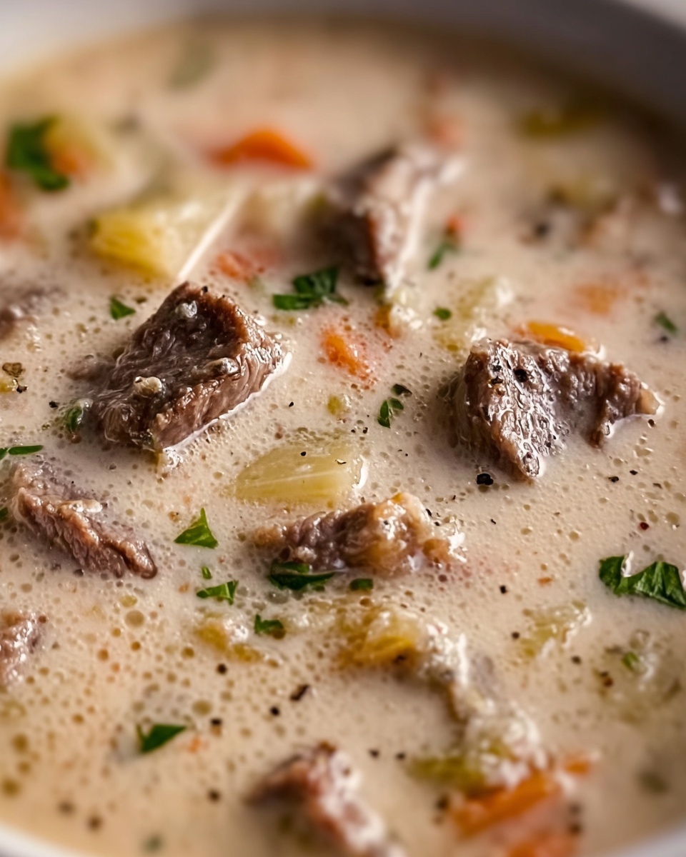 Philly Cheese Steak Soup Recipe - Recipe Image