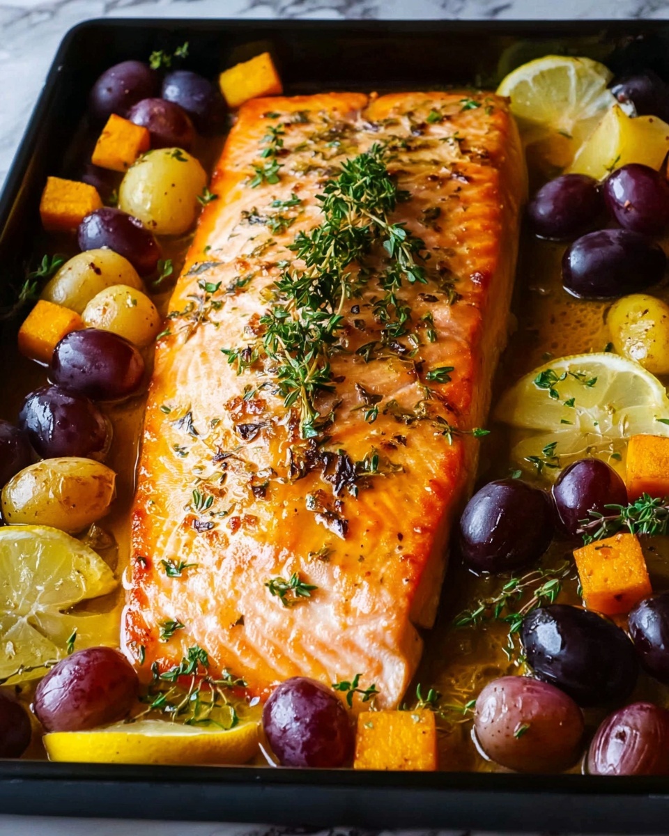Easy Salmon Traybake Recipe - Recipe Image