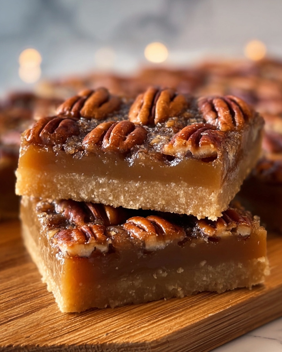 Lazy Girl Pecan Pie Bars Recipe - Recipe Image