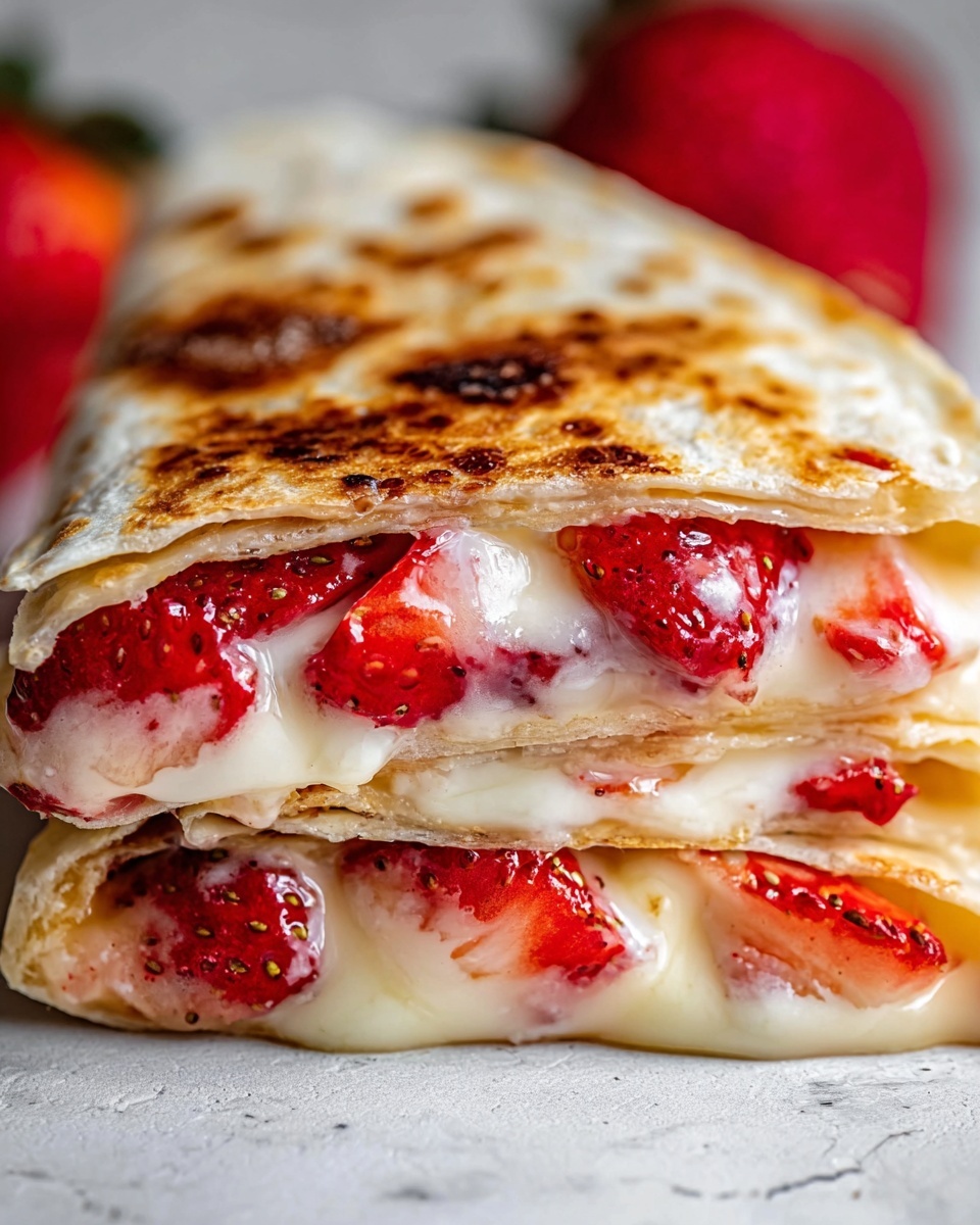 Strawberry Cheesecake Quesadilla Recipe - Recipe Image