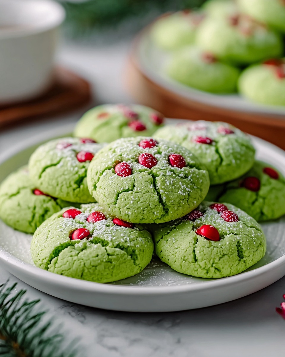 Grinch Cookies Recipe - Recipe Image