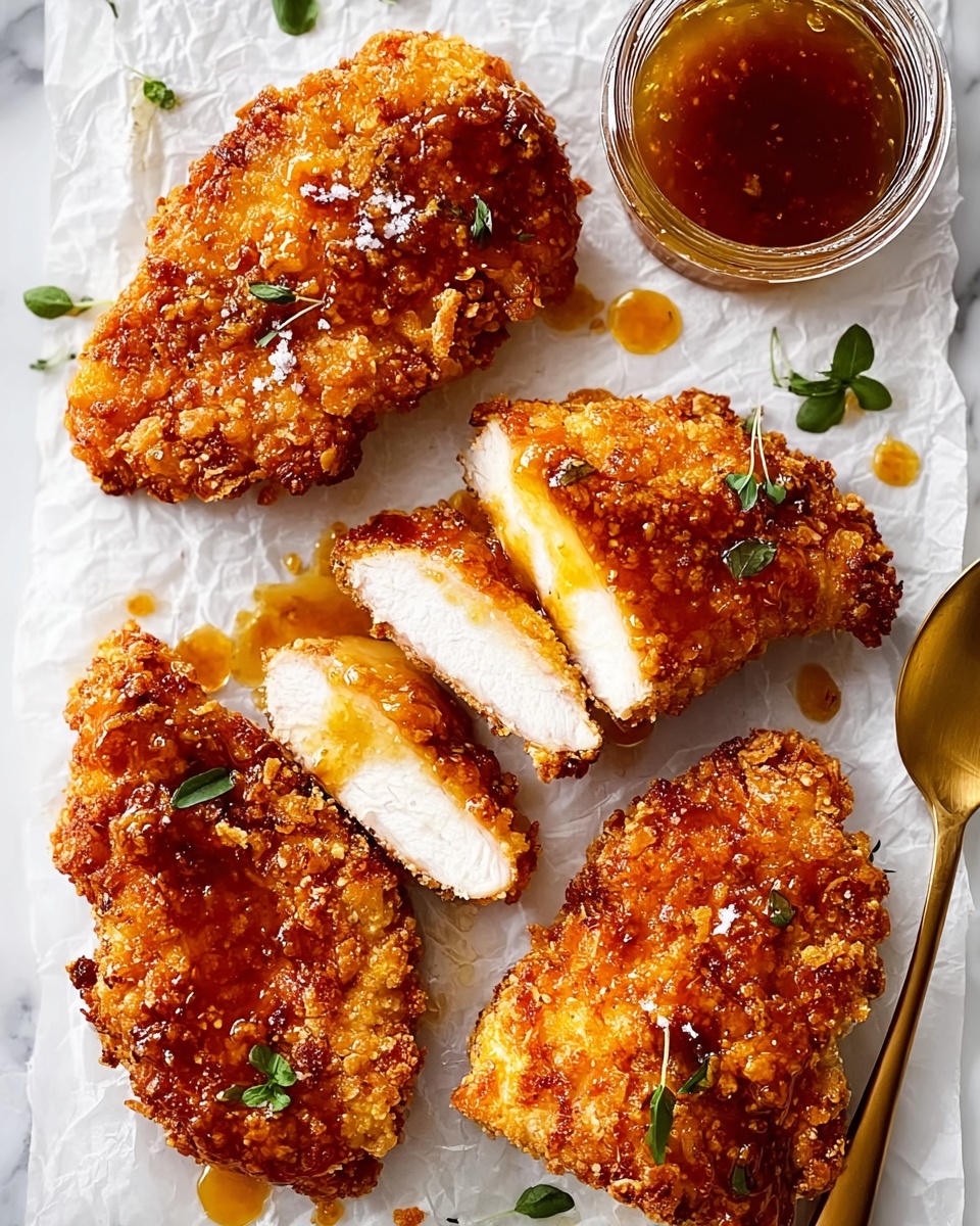 Hot Honey Crunch Chicken Recipe - Recipe Image
