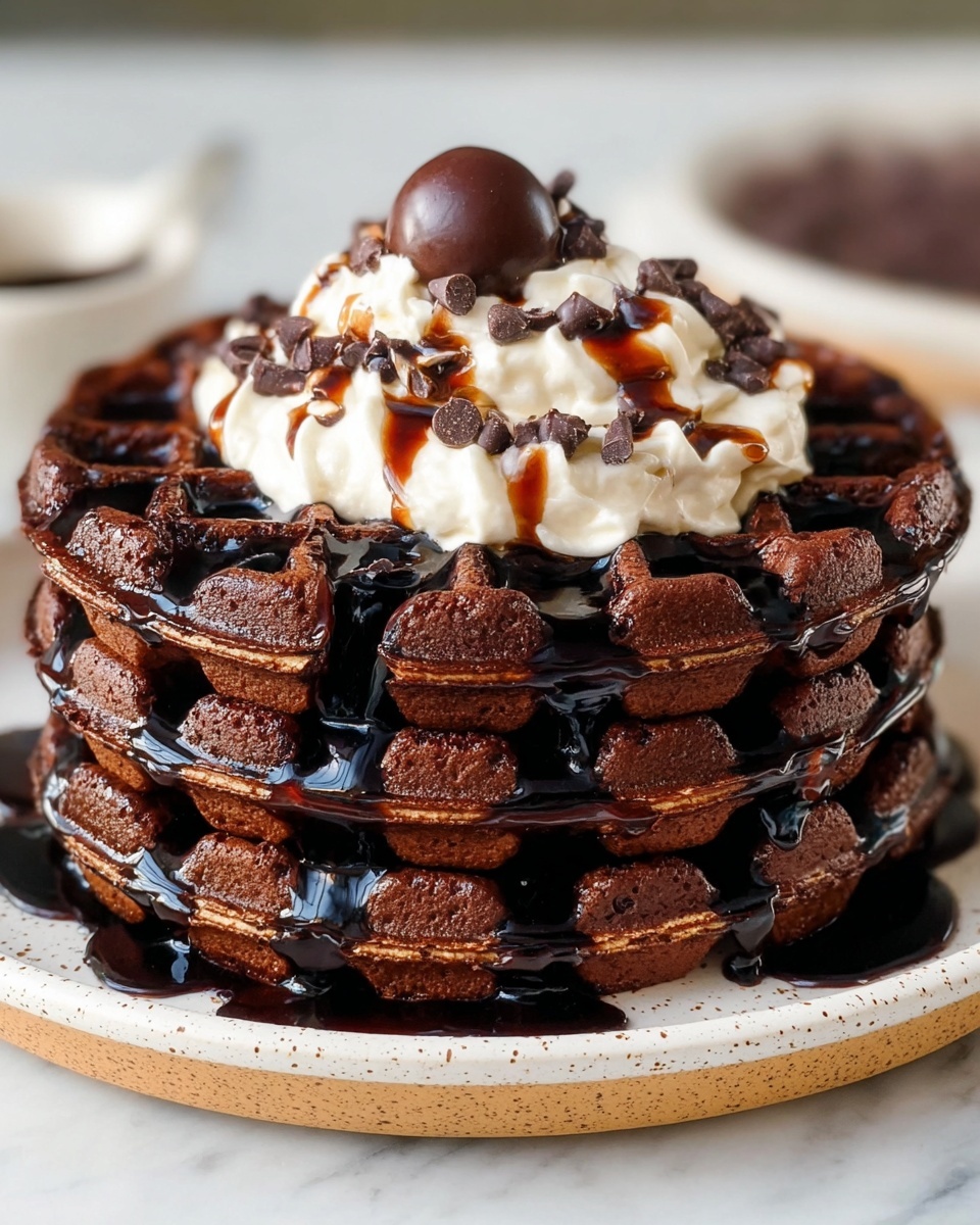 Brownie Waffles: A Guilt-Free Chocolate-Packed Breakfast Recipe - Recipe Image