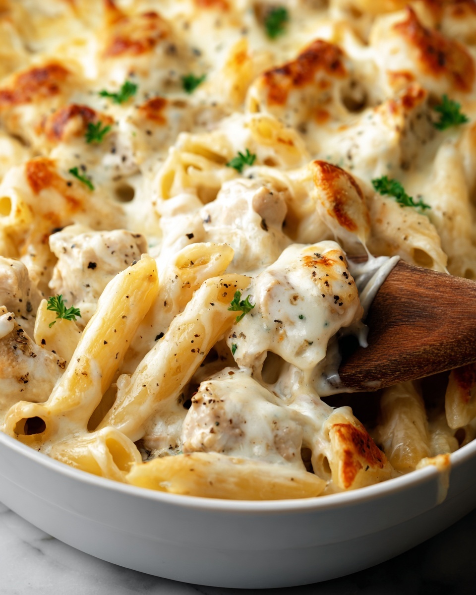 Chicken Alfredo Bake Recipe - Recipe Image