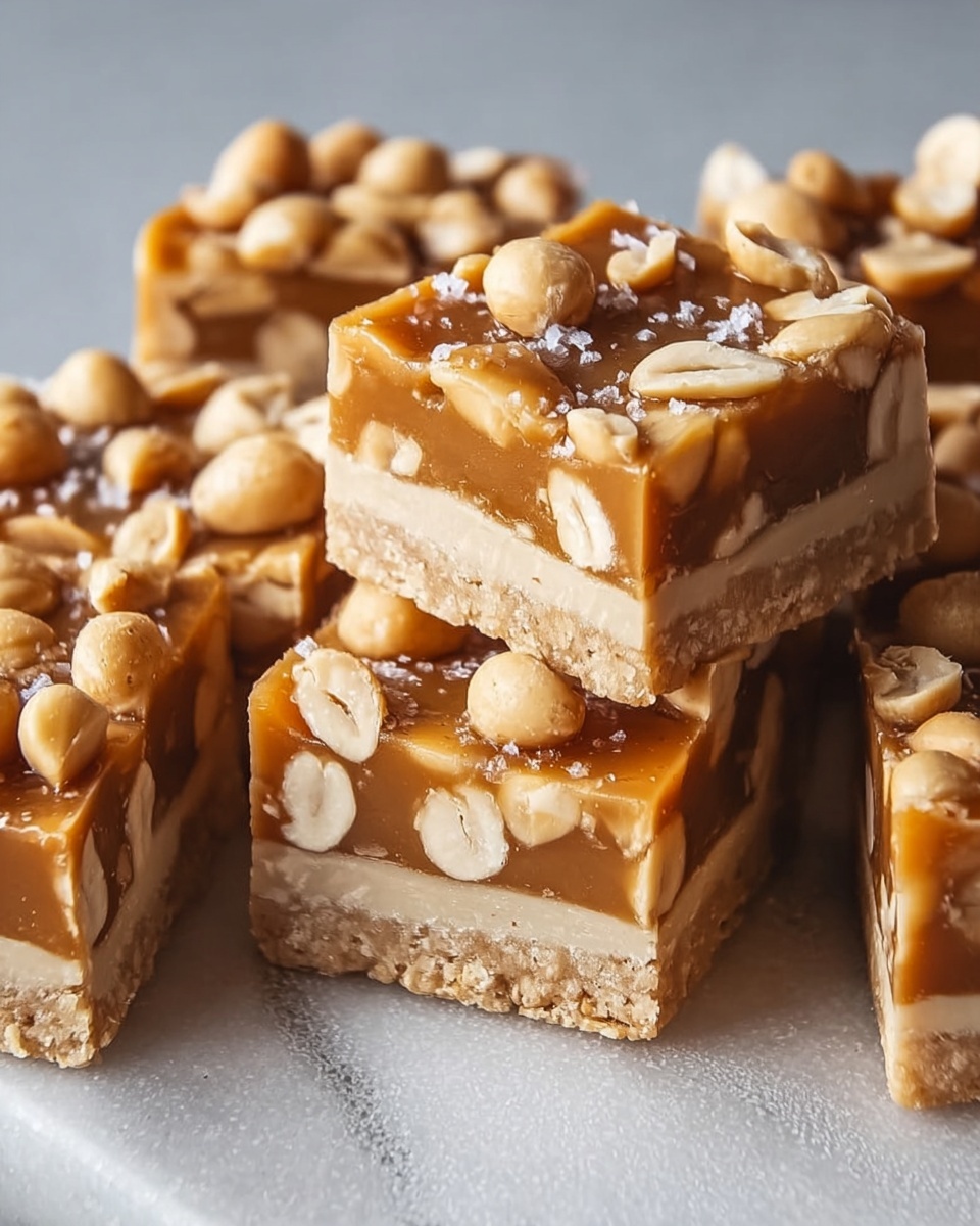 Irresistible Salted Caramel Cashew Bars Recipe - Recipe Image