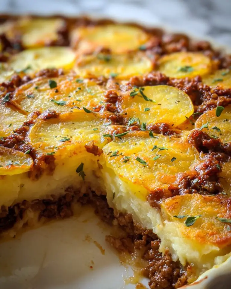 Easy Hamburger Potato Cheese Casserole Recipe