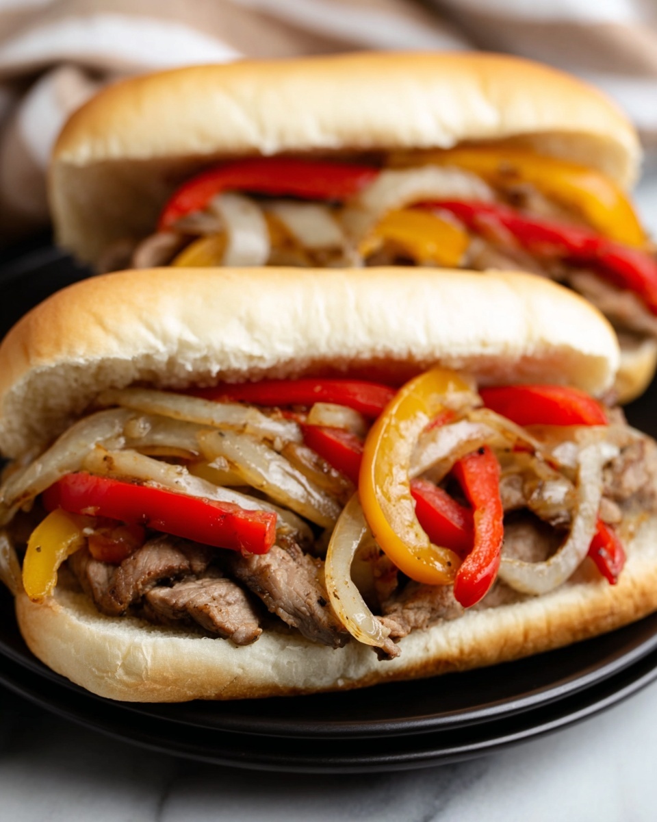 Chicken Philly Sandwiches Recipe - Recipe Image
