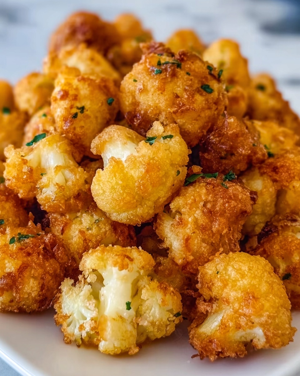 Crispy Parmesan Cauliflower Bites Recipe - Recipe Image