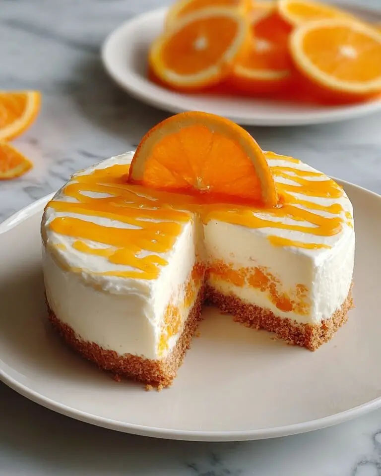No-Bake Orange Creamsicle Cheesecake Recipe