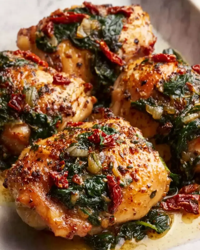 Herb-Crusted Roast Chicken with Garlic Potatoes Recipe