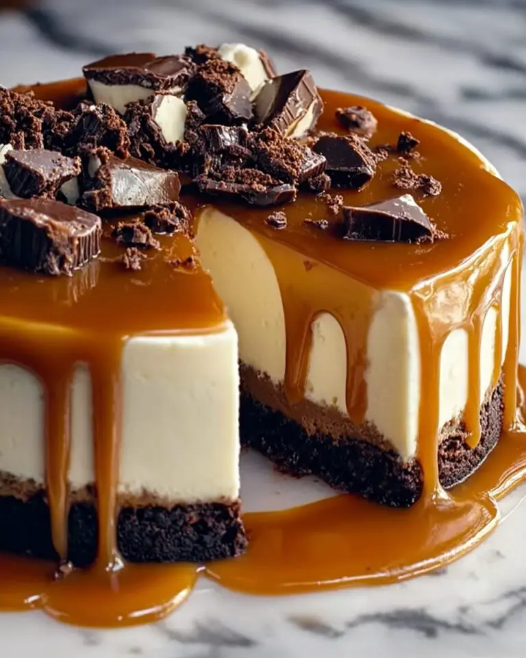 Irresistible Caramel Brownie Cheesecake for Ultimate Indulgence Recipe