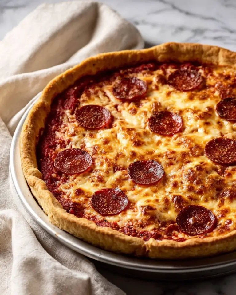 Pepperoni Pizza Quiche Recipe