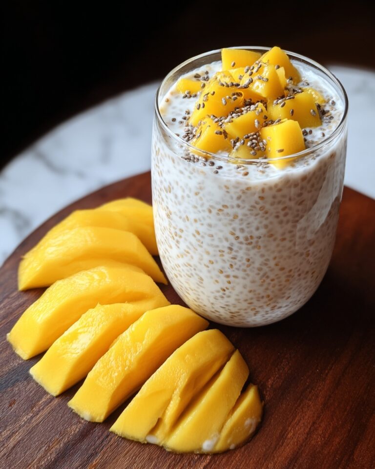 Mango Coconut Overnight Oats Recipe