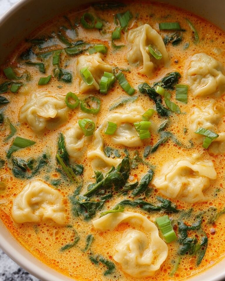 Thai Red Curry Dumpling Soup Recipe