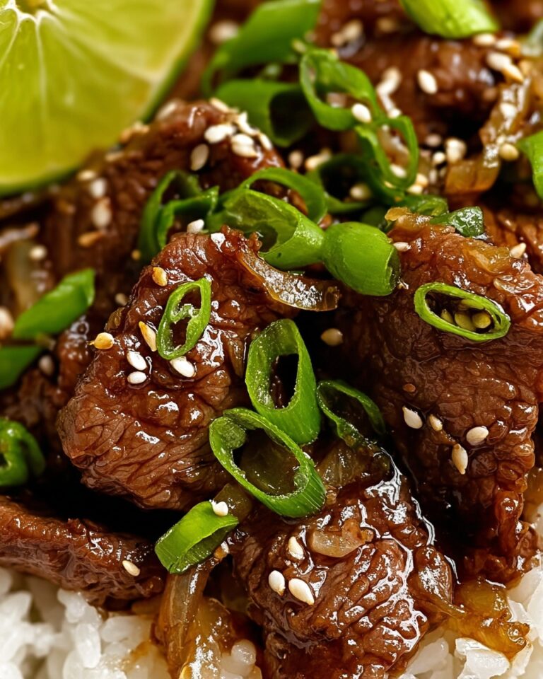Honey Garlic Lamb with Pickled Cucumber Recipe