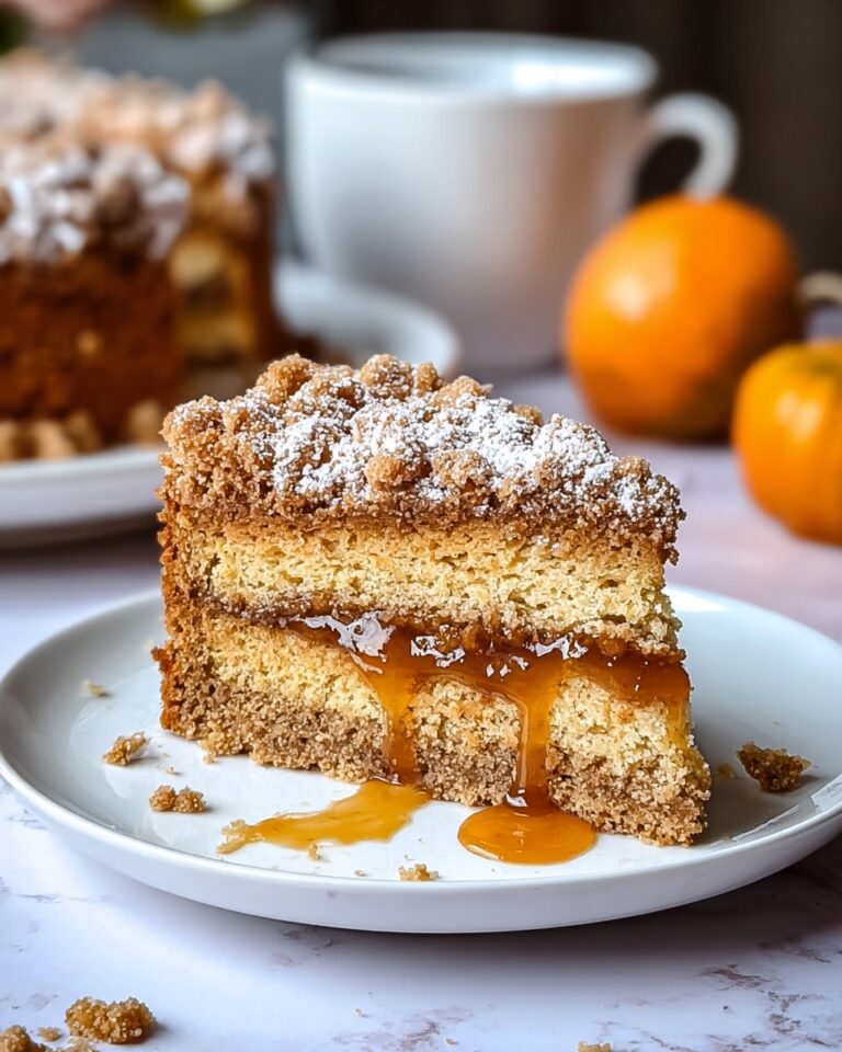 Pumpkin Coffee Cake with Streusel Topping Recipe