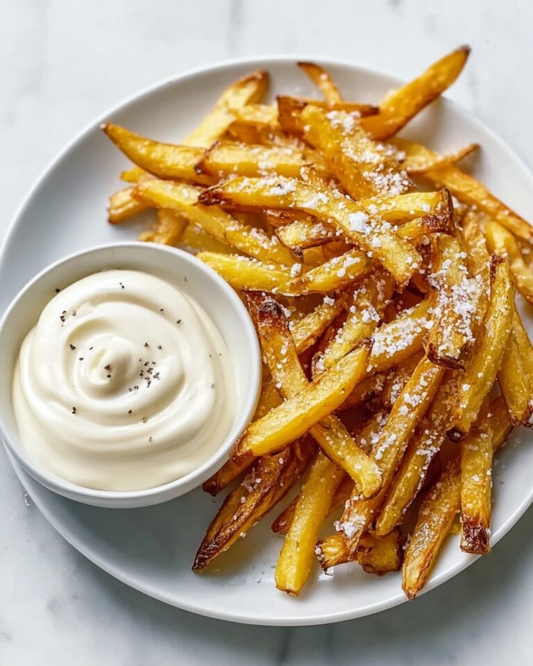 Air Fryer Garlic Parmesan Fries Recipe