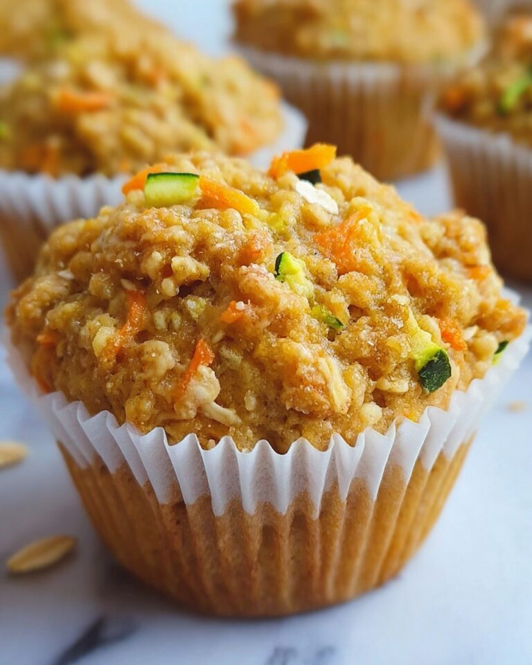 Zucchini Carrot Oatmeal Muffins Recipe