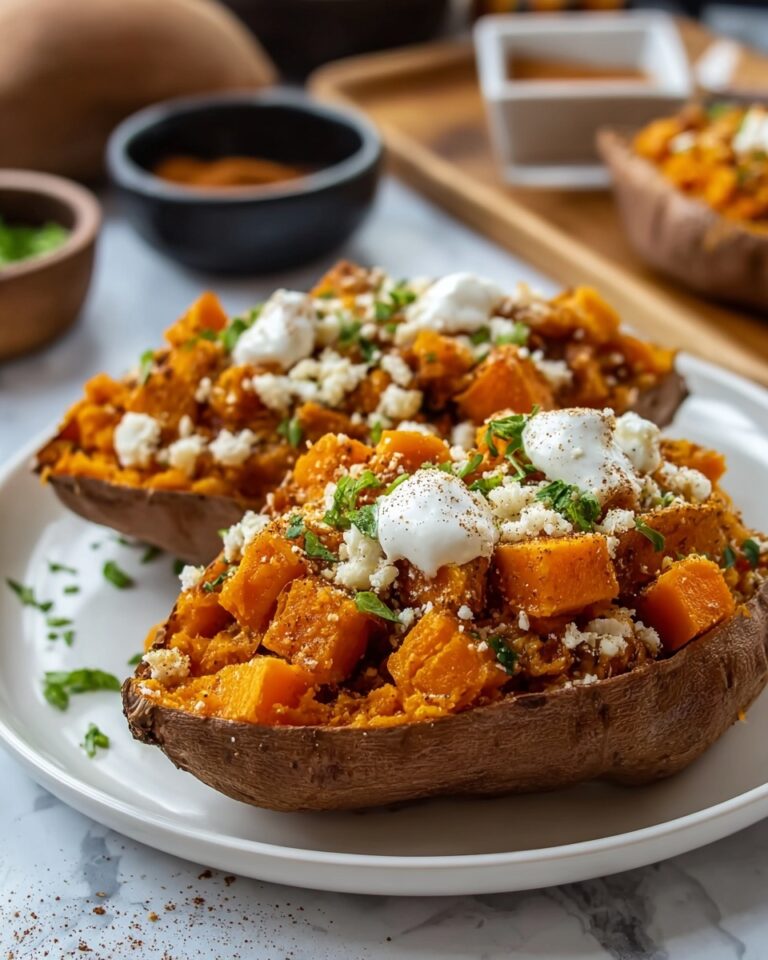 Stuffed Sweet Potatoes with Brown Sugar, Cinnamon, and Mini Marshmallows Recipe