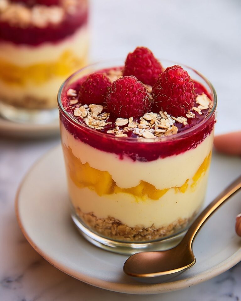 Raspberry & Mango Yogurt Parfait Recipe