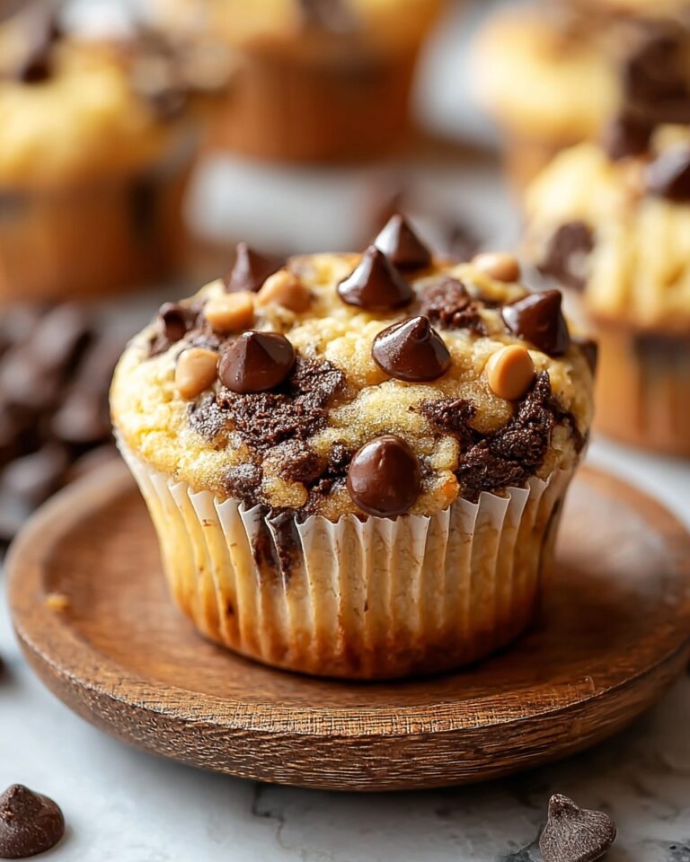 Greek Yogurt Peanut Butter Muffins with Chocolate Chips Recipe