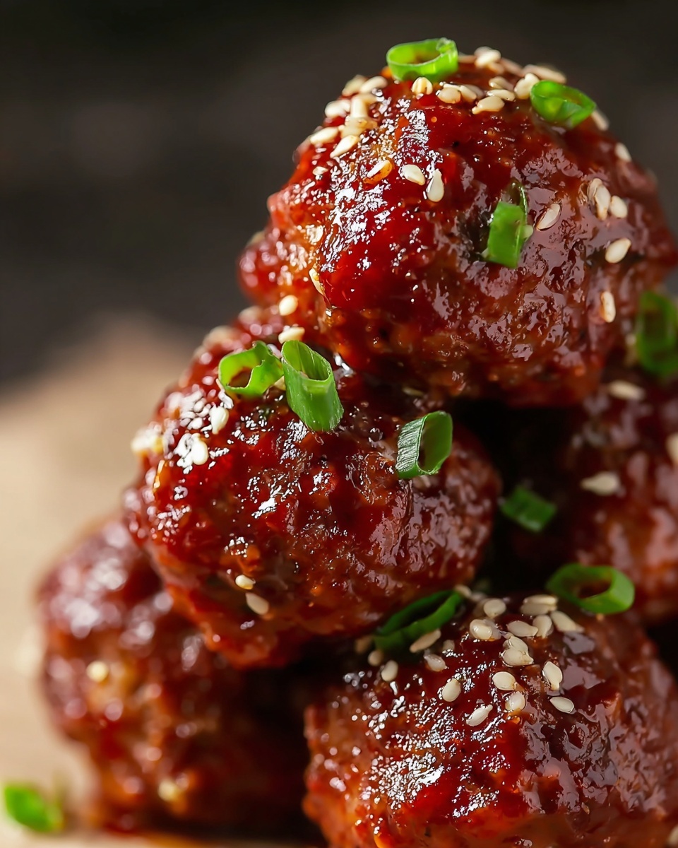 Korean BBQ Meatballs Recipe - Recipe Image