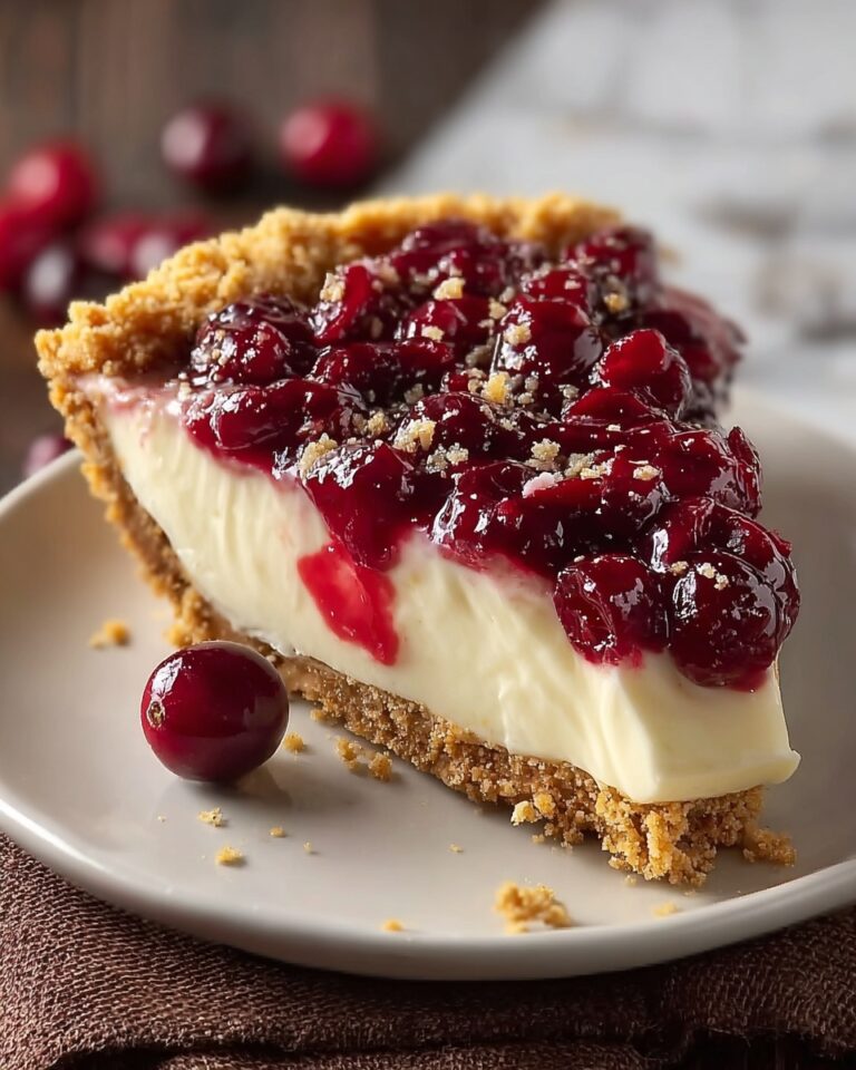 Cranberry Cheesecake Pie Recipe
