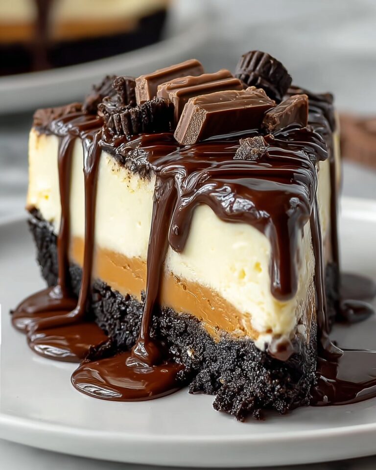 Caramel Brownie Cheesecake Recipe
