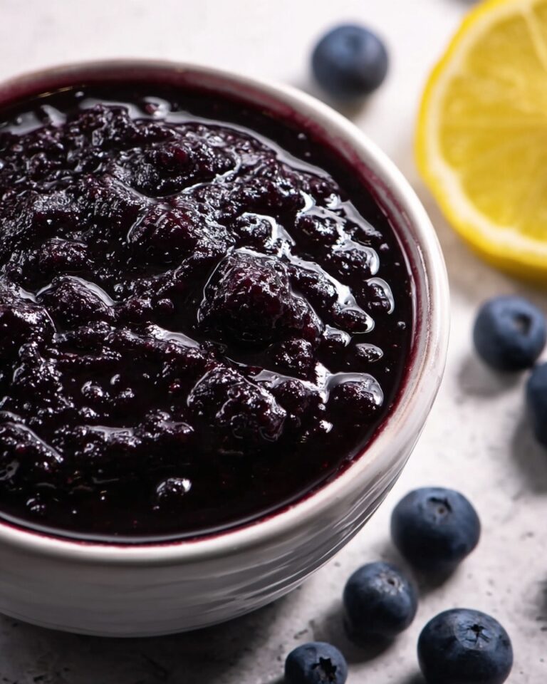 Blueberry Compote for Breakfast and Dessert Recipe