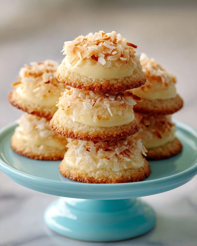 Coconut Macaron Cookie Nests Recipe