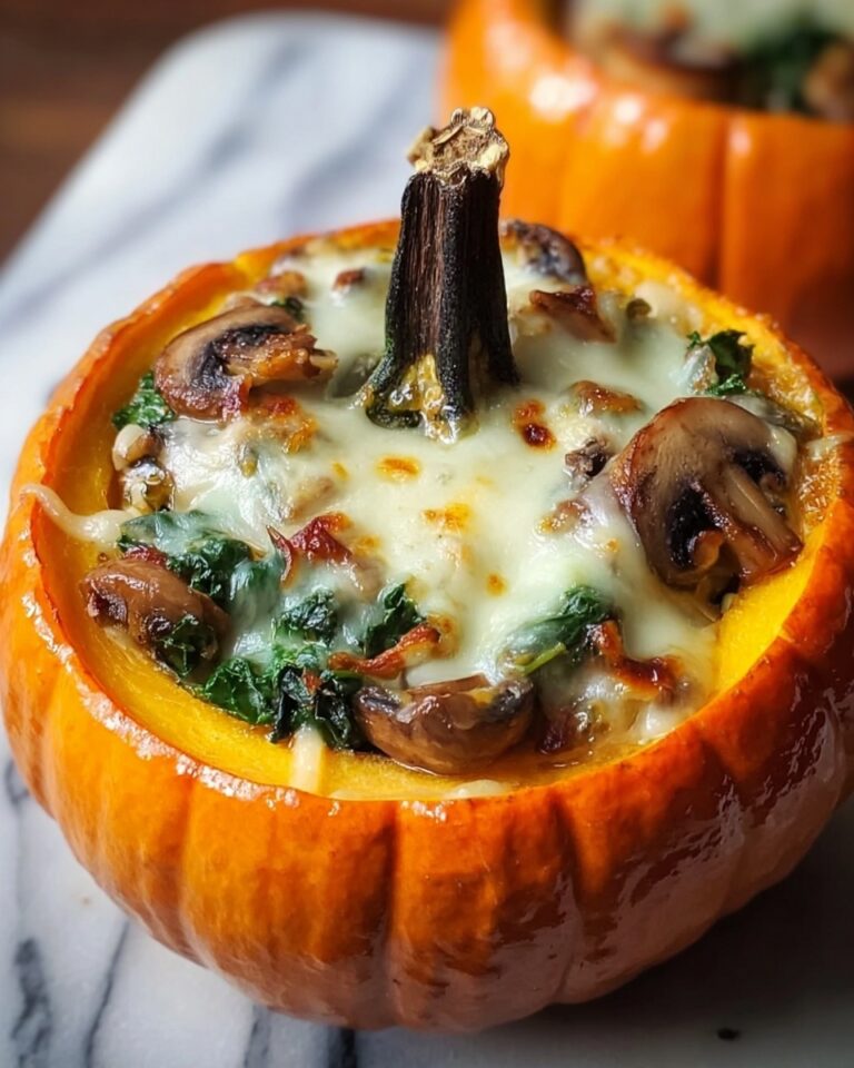 Sausage, Rice, and Cranberry Stuffed Mini Pumpkins Recipe