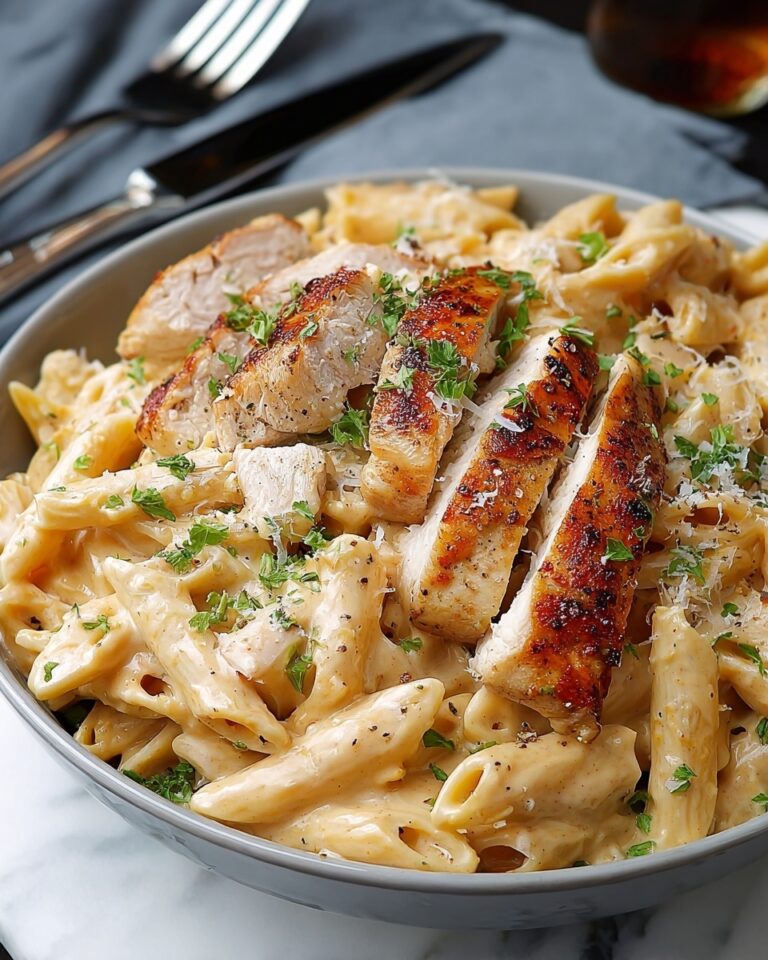 Creamy Garlic Chicken Pasta Recipe