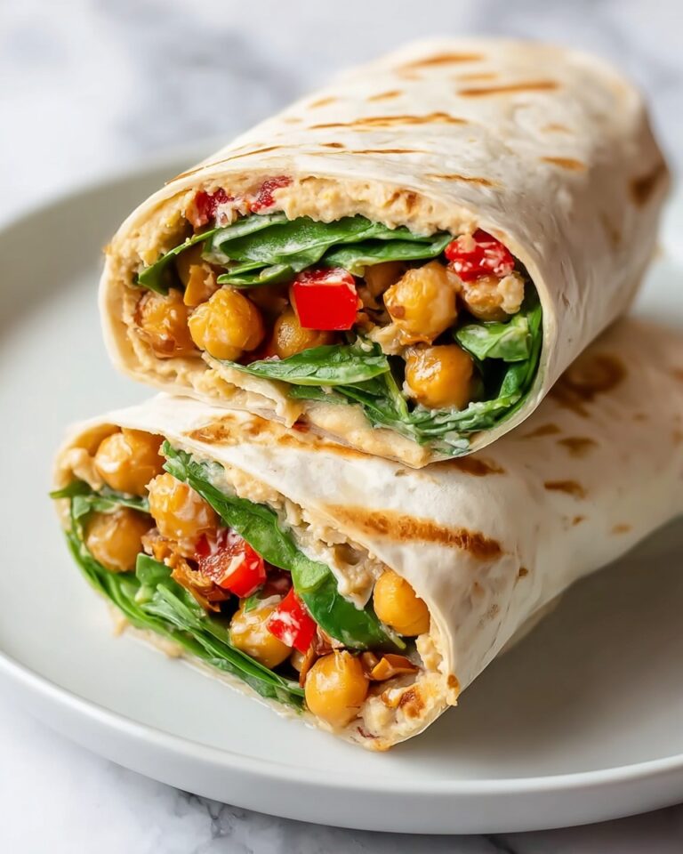 BBQ Chickpea Wraps with Ranch Dressing Recipe