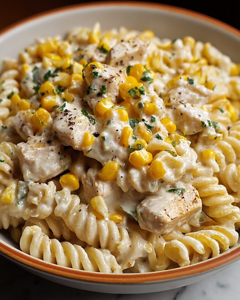 Creamy Chicken and Corn Pasta Recipe
